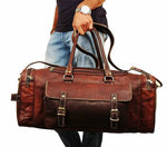 Vistara Lane Walker Leather Weekender Martin Bag