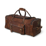 Vistara Lane Walker Leather Weekender Duffle Bag